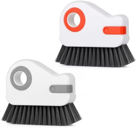 2PCS Groove Cleaning Brush 2 in 1 Window Track Cleaner Crevice Clean Brush by Unknown