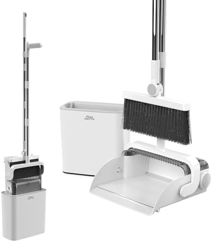 DustDockPro: Self-Emptying Broom and Dustpan Set by Unknown