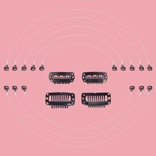 WENNALIFE Adjustable Invisible Wire Hair Extension Kit, 8 Wires by WENNALIFE