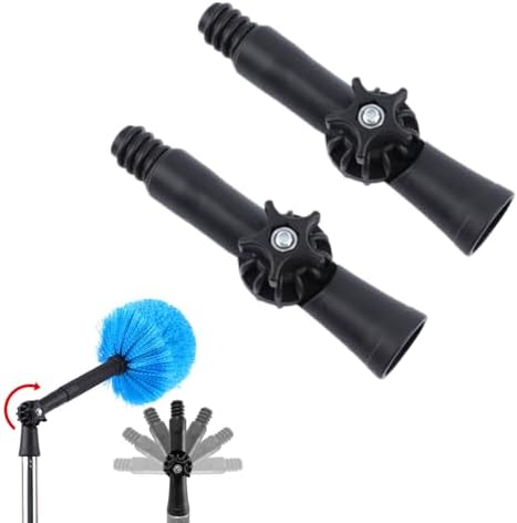2 PCS Mop Extension Pole Adapter Rotatable Angle Adaptor Broom Handle Adapter by Unknown