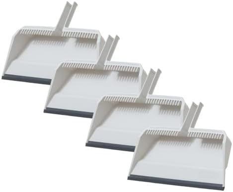 Superio 4-Pack Wide Plastic Dustpan by Superio
