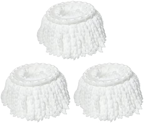 3 Pack Microfiber Mop Head Refills by RinseWise