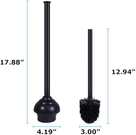 Blue Donuts Toilet Brush and Plunger Set - Image 3