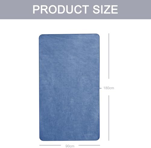 MaopaoBeauty 2 Pack Bath Towel Set 35" x 70", Extra Large Waffle Bath Towel Set - Image 3
