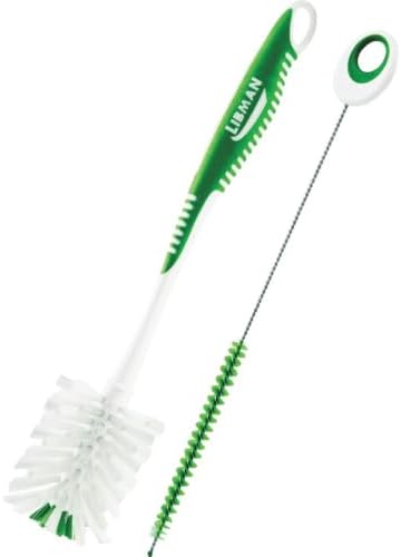 Libman 2.5 in. W Soft Bristle 6 in. Plastic/Rubber Handle Bottle and Straw by TheLibmanCompany