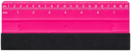 Suede Felt Squeegee w/Ruler, Car Film Smoothing Tool by Unknown