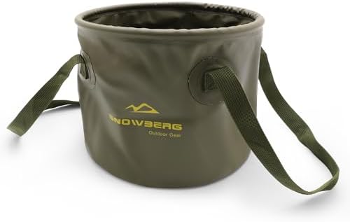 Collapsible Bucket for Camping, 10L & 20L Portable Foldable Water Container by Nikimotorsport