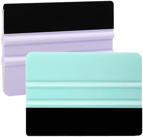 WRAPXPERT Squeegee for Vinyl- Felt Vinyl Squeegee 2 Pcs by WRAPXPERT