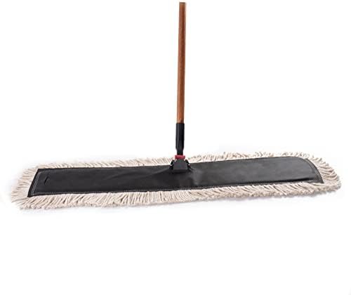 Matthew Cleaning 24'' High Strength Disposable Dust Mop Cotton Cut-end Yarn Mop - Image 6
