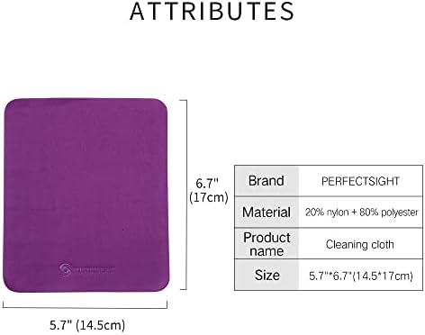 PERFECTSIGHT Microfiber Cleaning Cloth | Eyeglass Lens Cleaner Glasses - Image 7