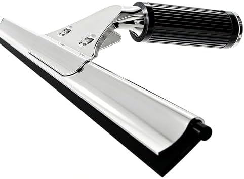 14'' Shower Squeegee for Glass Doors, Stainless Steel - Image 6