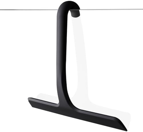 Squeegee Shower with Hook, 11 Inch Silicone Glass Cleaner by RICHMIRTH
