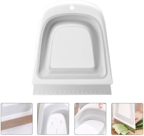 Foldable Kitchen Dustpan with Scraper, Portable Wall Hang Tool - Image 7