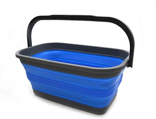 SAMMART 11.6L Collapsible Rectangular Handy Basket/Bucket by SAMMART