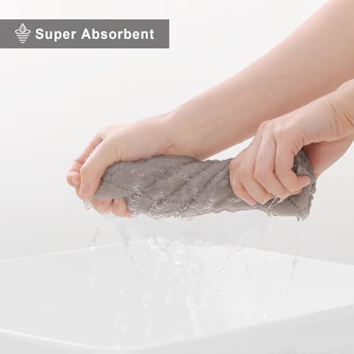 Homaxy 12 Pack Super Soft Absorbent Dish Towels - Image 3