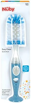 Nuby Easy Clean Dispensing Soft and Durable Bristle Bottle Brush - Image 7