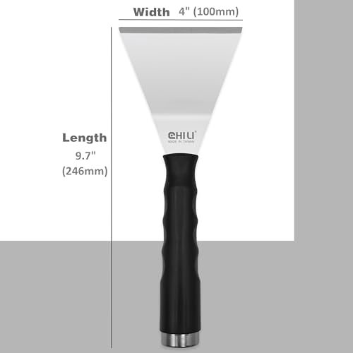 CHILI TOOLS 4 Inch Bent Stainless Steel Chisel Pole Scraper - Image 3
