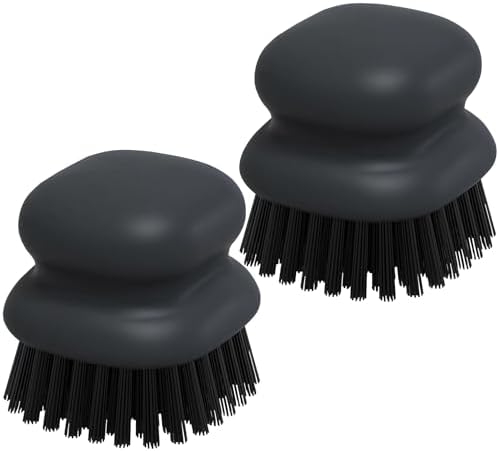 2Pack Dish Scrub Brush, Palm Brush Dish Scrubber by MUUBOOX