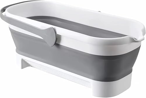 Foldable Mop Bucket, Silicone Material. Convenient by Gorocking