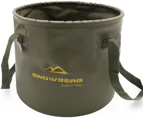 Collapsible Bucket for Camping, 10L & 20L Portable Foldable Water Container by Nikimotorsport