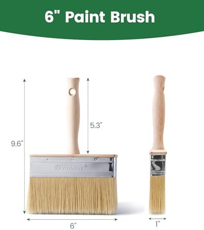 Voomey Deck Stain Brush 6 Inch, Limewash Brush - Image 6