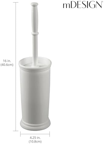 mDesign Toilet Bowl Brush and Holder - Image 4