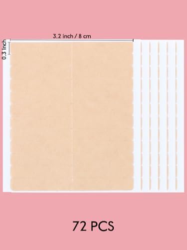 WENNALIFE 8 cm Hair Extension Tape Tabs Double-Sided - Image 2