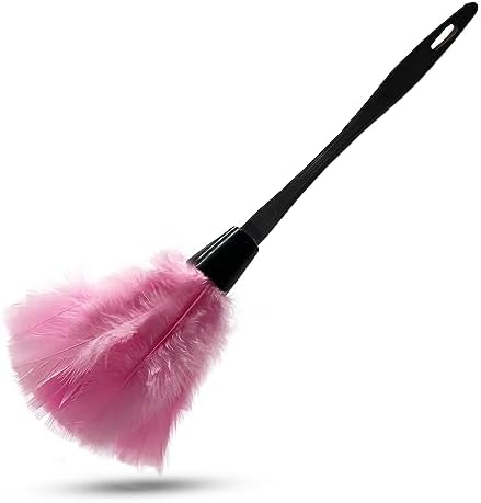 14 Inch Turkey Feather Duster – Lightweight Cleaning Brush by AIDUZETY