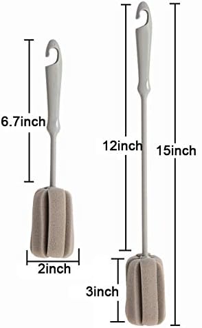 Brush Bottle 2 Pack 1 Long 1 Short Cleaning Brush 2pcs Traceless Hook - Image 2