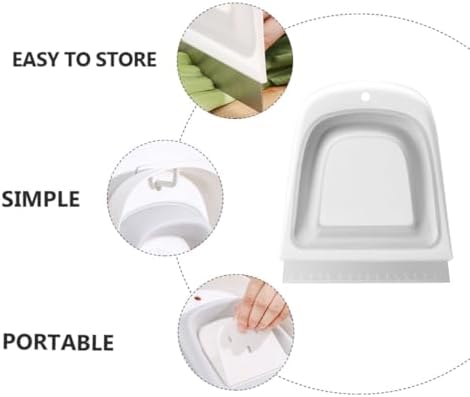 Foldable Dustpan Scraper Kitchen Hanging Baking Cutter - Image 3