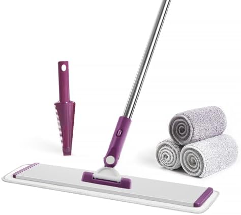 CQT 18" Commercial Flat Microfiber Floor Mop Cleaning System by CQT-HOMEUSA