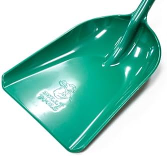 Bully Tools 42" One-Piece Poly Scoop Shovel D-Grip Green, Made in USA - Image 2