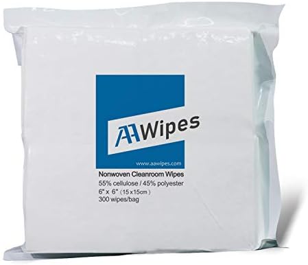 AAwipes Cleanroom Wipes 6" x 6" Lint Free Wipes Cellulose/Polyester Wipers by AAWipes