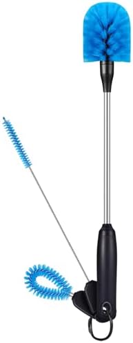 MOSOLAN 3-in-1 Water Bottle Brush and Straw Cleaning Set, Round Head by mosolan
