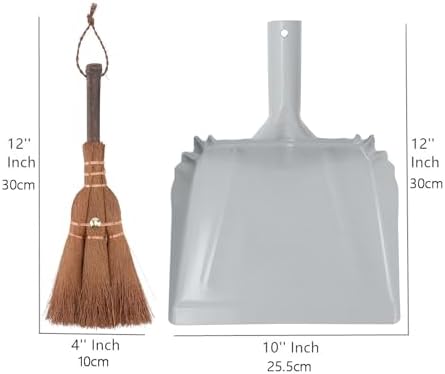 Small Metal Dust Pan and Brush for Fireplace - Image 3
