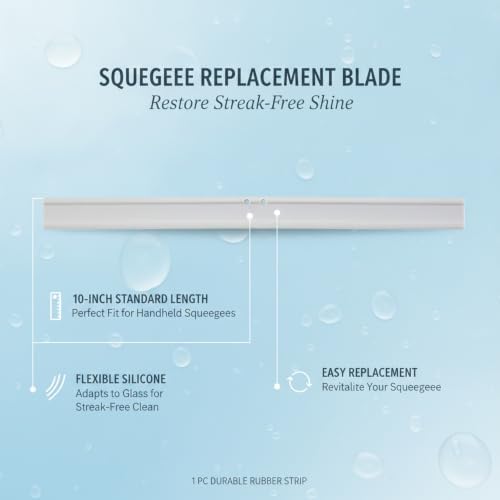 10 Inch Silicone Squeegee Replacement Blade - Image 5