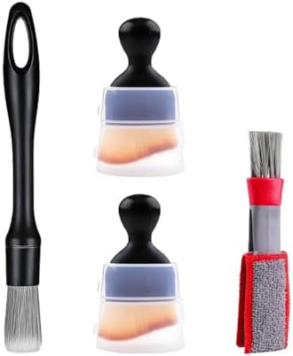 4PCS Car Detailing Brush Kit, Including 1 Ultra Soft No Scratch & 3 Vent by Unknown