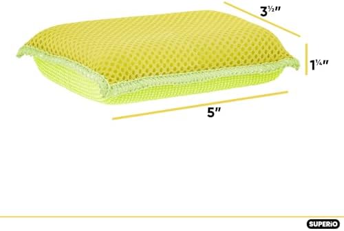 Microfiber Non-Scratch Dish & Kitchen Scrubber Heavy-Duty Household Cleaning - Image 2