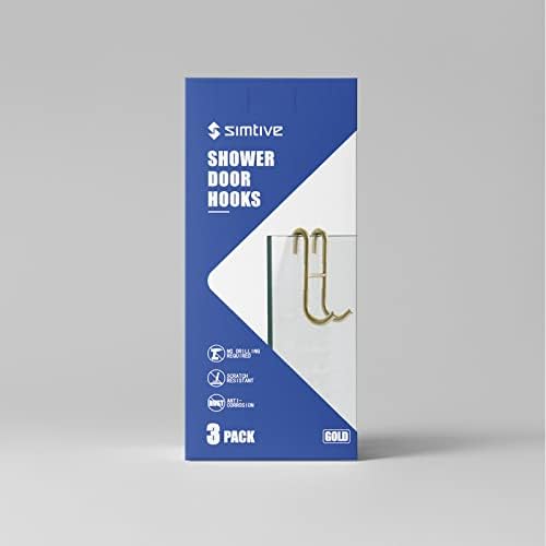 Simtive Shower Door Hooks, Towel Hooks - Image 6