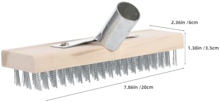 2pcs Stainless Steel Wire Floor Brush Head - Image 2