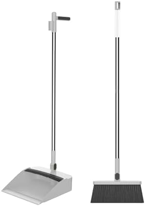 37.8in Broom and Dustpan Set Foldable Hand Brooms by Lovskoo