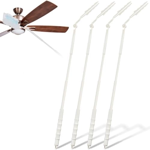 Colingmill 4 Pack Replacement Duster Handles, 3 Ft Extendable by Colingmill
