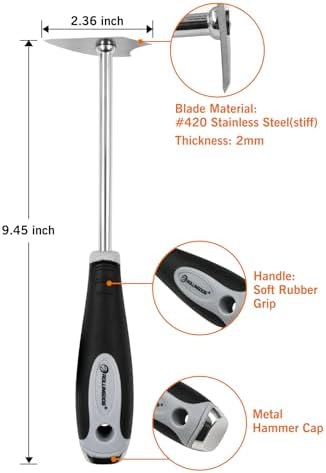 ROLLINGDOG Combination Stainless Steel Shave Hook Scraper - Image 2
