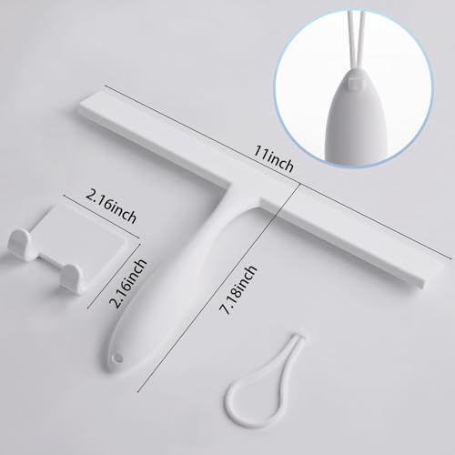 FY&XZH Never Rust Silicone Shower Squeegee - Image 6