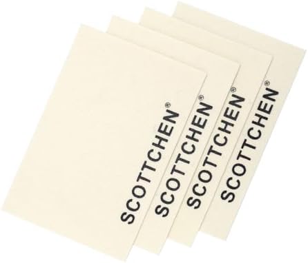 SCOTTCHEN 4Pcs Wool Cloths for Buffing, Polishing and Lapping, and Metalworking by SCOTTCHEN
