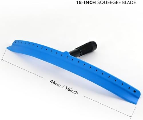 FOSHIO Window Squeegee with 18-Inch Large TPU Blade, All-Purpose Shower Squeegee - Image 3