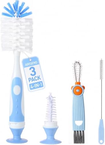 4-in-1 Baby Bottle Brush Set by ARISENODirect