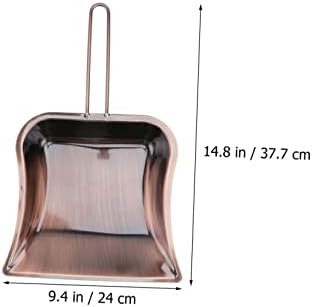 Healifty Brass Dustpan Small Metal Dust Pan - Image 7