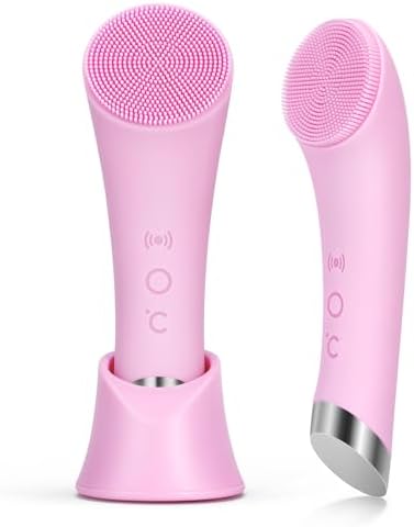 PRITECH Facial Cleansing Brush, Rechargeable Silicone Face Scrubber by PRITECH