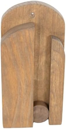 Lehman's Amish Handcrafted Broom Holder, Wall-Mount Wooden Storage Solution by Lehmans